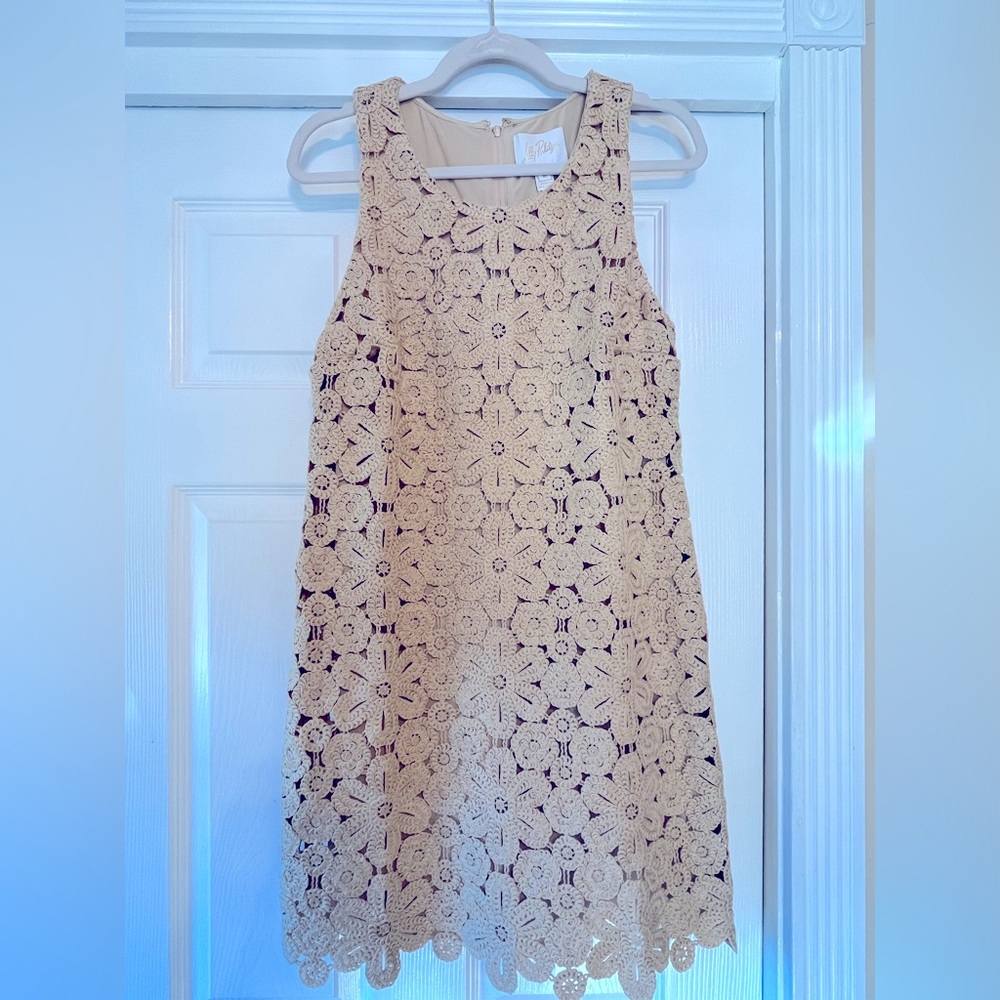 Lilly Pulitzer Marquette Crochet Shift Dress